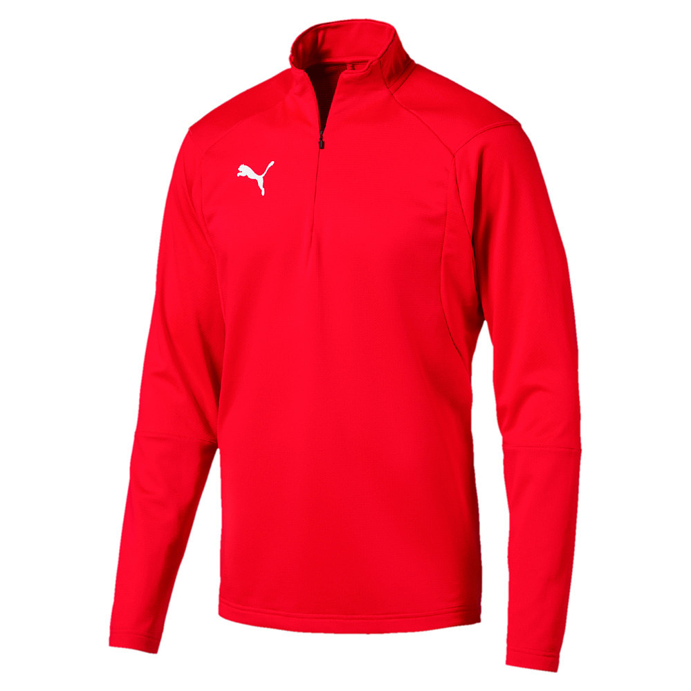 Puma LIGA 1/4 Zip-Top Sweatshirt red